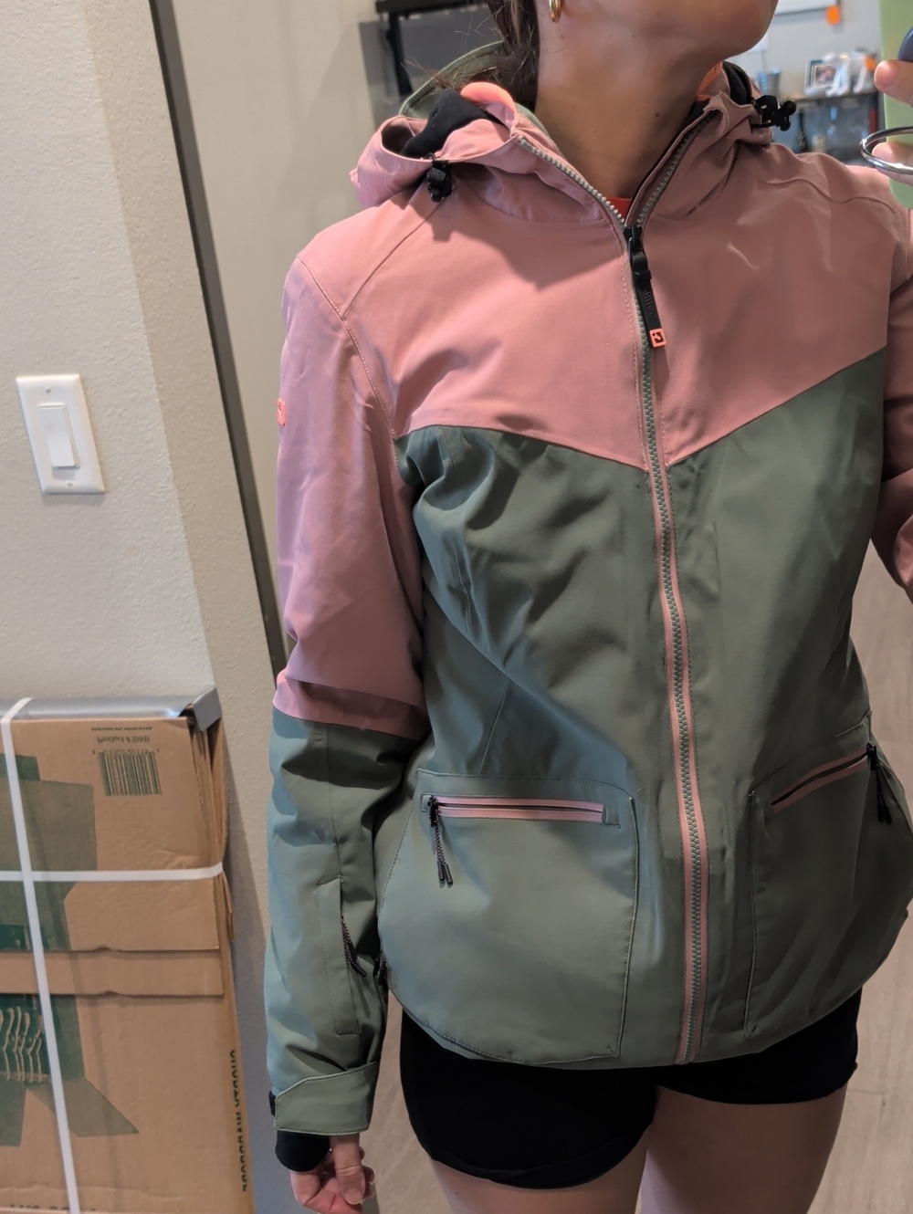 Killtec Women's Pink & Sage Colorblock Ski Jacket 8 - Picture 2 of 8